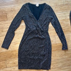 Altard State Black Sparkly Dress